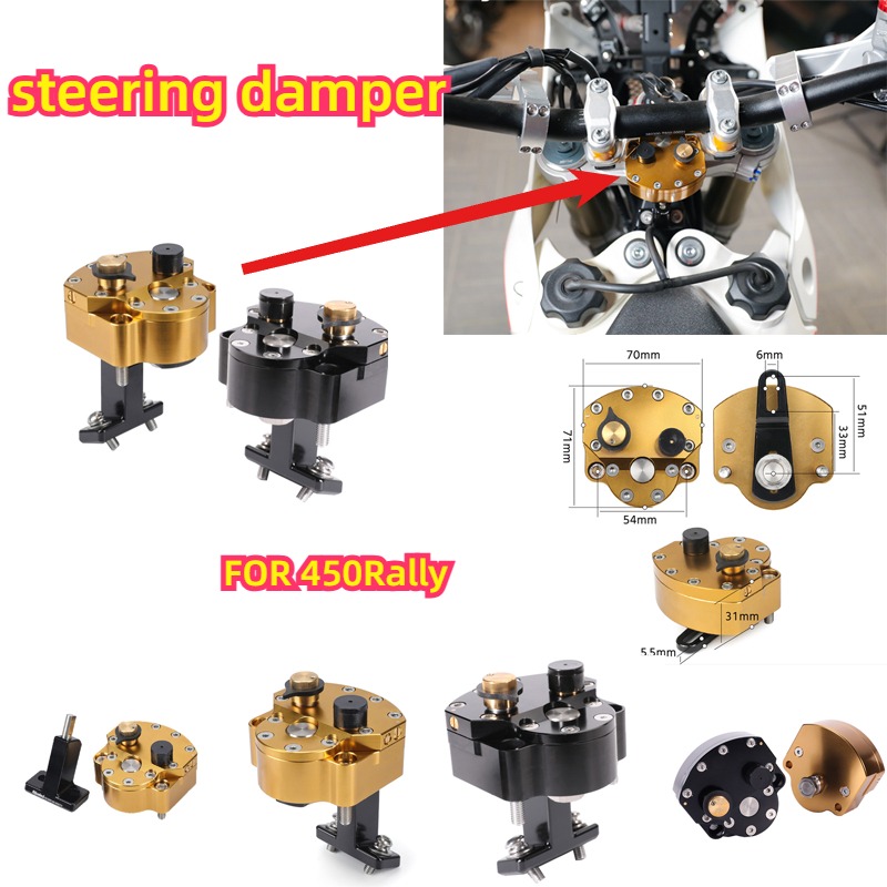 Steering Damper Mount Kit For  - Steering Damper Stabilizer Kit Cnc recension och pris
