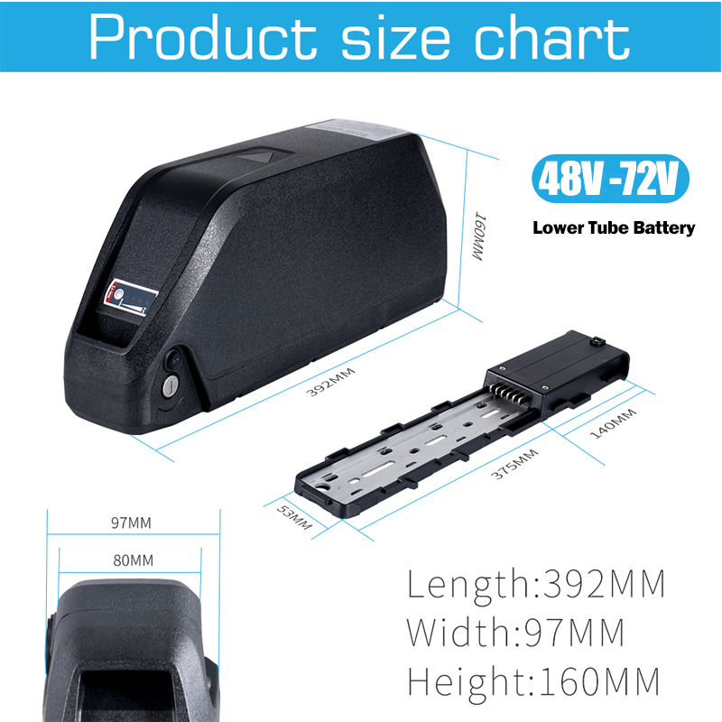 52V 50AH EBike Battery 21700 7 - 60V 30Ah 21700 Battery Pack recension och pris
