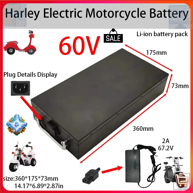 60V 20Ah-60Ah High Capacity Li - 72V 30Ah Lifepo4 Battery Pack recension och pris
