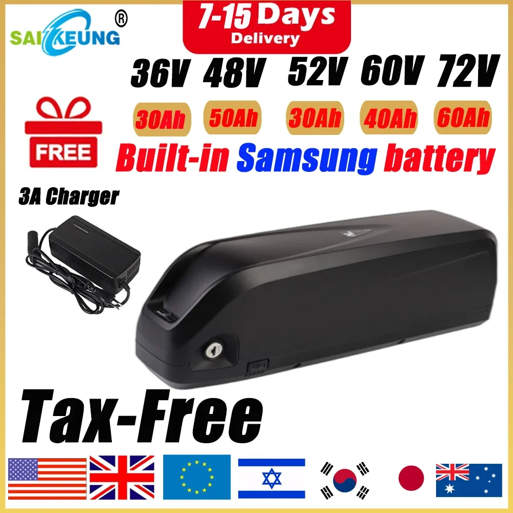 Hailong Polly 48V 52V 60V 36V  - 60V 30Ah 21700 Battery Pack recension och pris